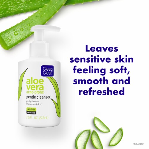 Clean Clear Aloe Vera Gentle Acne Facial Cleanser 7.5 fl oz