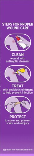 Band-Aid Sensitive Skin Extra Large Bandages Perspective: left