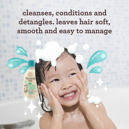 Aveeno Kids 2-in-1 Hydrating Shampoo & Conditioner Perspective: left