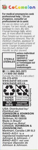 Bandaid® Cocomelon Assorted Size Bandages Perspective: left