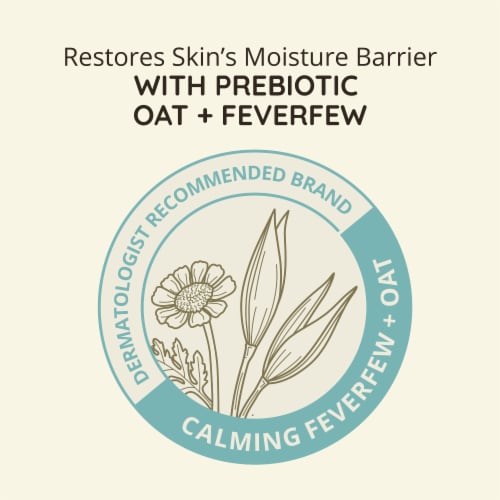 Aveeno Calm + Restore Redness Relief Cream Fragrance-Free for Sensitive Skin Perspective: left