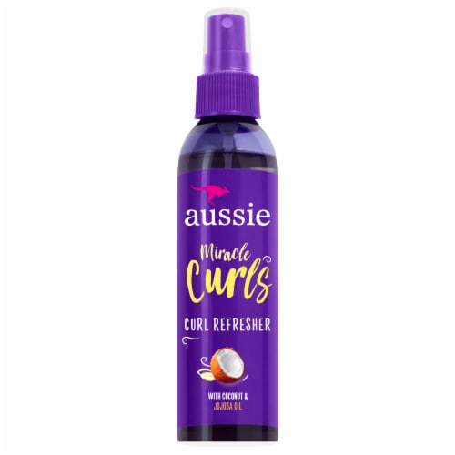 Aussie Miracle Curls Refresher Spray Gel with Coconut & Jojoba Oil Perspective: left