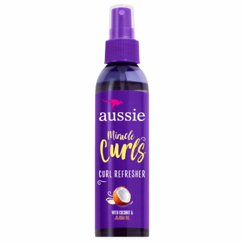Aussie Miracle Curls Refresher Spray Gel with Coconut & Jojoba Oil Perspective: left