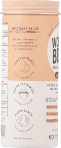 Wonderbelly™ Tropical Fruit Antacid Perspective: left
