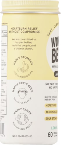Wonderbelly™ Maximum Strength Lemon Sorbet Antacid Perspective: left