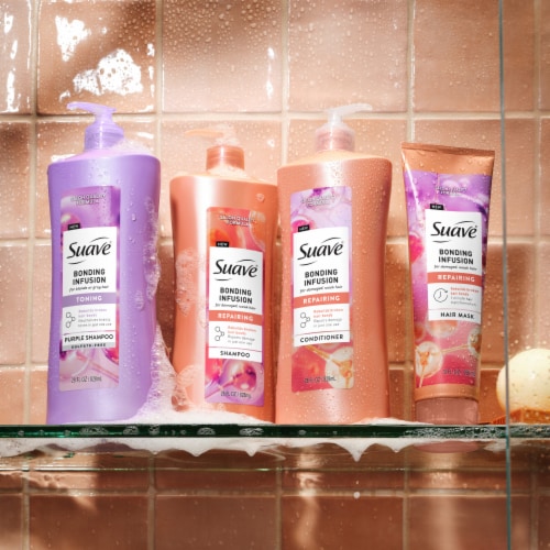 Suave® Bonding Infusion Toning Purple Shampoo Perspective: left