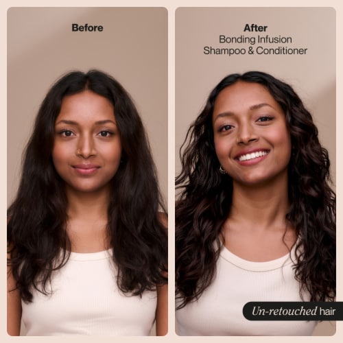 Suave® Bonding Infusion Repairing Shampoo Perspective: left