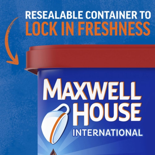 Maxwell House International Vanilla Caramel Latte Cafe Style (Pack of 12) Perspective: left