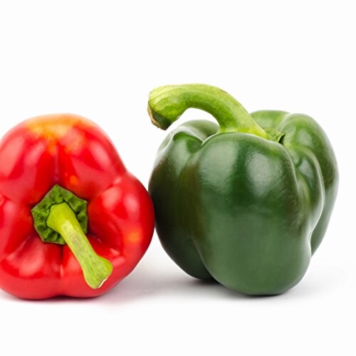 Augason Farms Dehydrated Diced Red & Green Bell Peppers 1 lb 4 oz (Pack of 20) Perspective: left