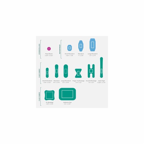 Welly Bandages | Adhesive Flexible Fabric Bravery Badges (Pack of 12) Perspective: left