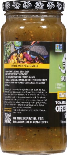 505 Southwestern® Medium Tomatillo Garlic & Lime Salsa Perspective: left