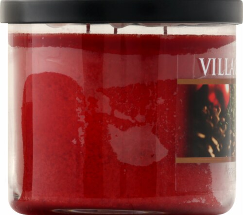 Village Candle Apples & Evergreen Candle Perspective: left