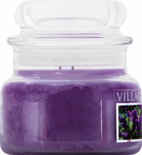 Village Candle® Spring Lilac Small Candle Perspective: left