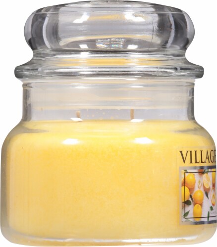 Village Candle® Fresh Lemon Jar Candle Perspective: left
