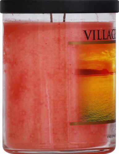 Village Candle® Sunrise Jar Candle Perspective: left