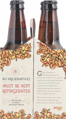 Ginger's Revenge Original Alcoholic Hard Ginger Beer Perspective: left