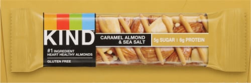 KIND® Gluten Free Nuts & Spices Caramel Almond & Sea Salt Bars Perspective: left
