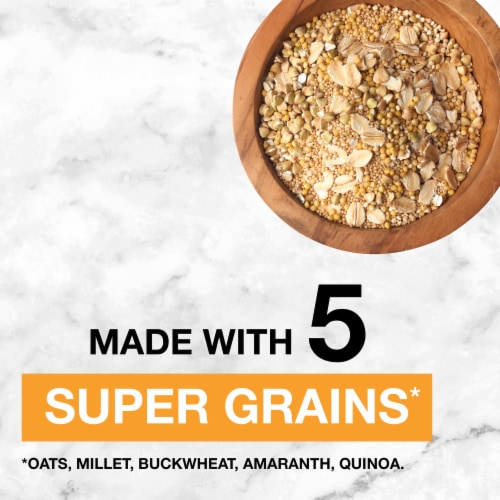 KIND HEALTHY GRAINS Gluten Free Oats & Honey with Toasted Coconut Healthy Snack Bars Perspective: left