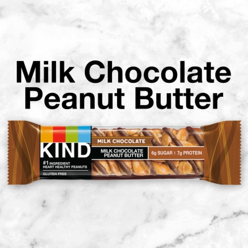 KIND Milk Chocolate Peanut Butter Bars Perspective: left