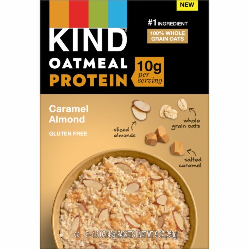 KIND® Caramel Almond Protein Oatmeal Perspective: left