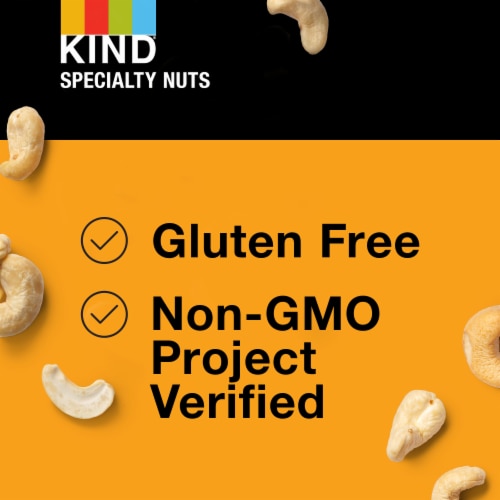 KIND Roasted Unsalted Cashews Perspective: left