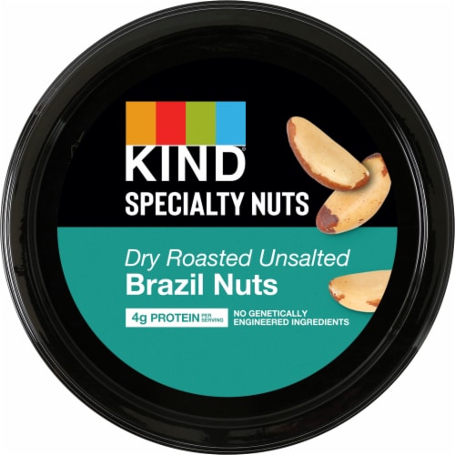 KIND Dry Roasted Unsalted Brazil Nuts Perspective: left