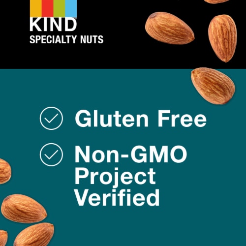 KIND Roasted Unsalted Almonds Perspective: left