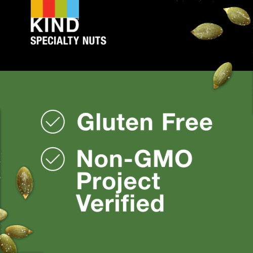 KIND Roasted & Salted Pumpkin Seeds Perspective: left