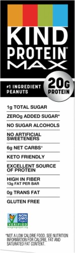 KIND Protein MAX Sweet & Salty Caramel Peanut Crisp Bars Perspective: left