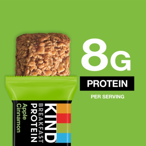 KIND Breakfast Apple Cinnamon Gluten Free Protein Bars Perspective: left