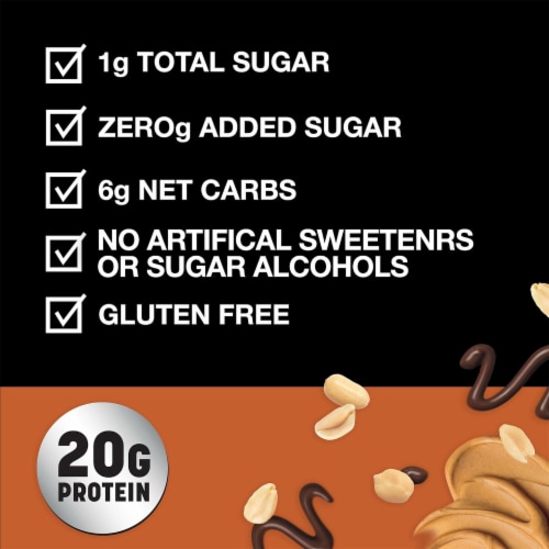 KIND Protein MAX Crispy Chocolate Peanut Butter Protein Bars Perspective: left