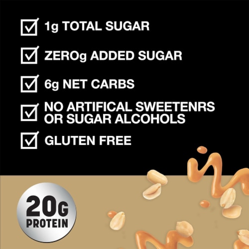 KIND Protein MAX Sweet & Salty Caramel Peanut Crisp Protein Bars Perspective: left