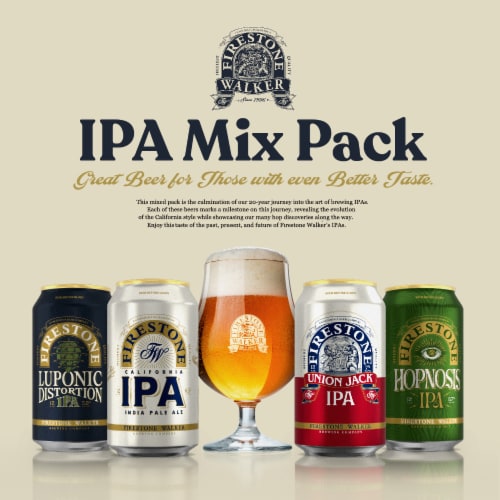 Firestone Walker IPA Mix Pack Perspective: left