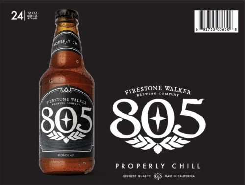 Firestone Walker 805 Original Blonde Ale Craft Beer 24 Bottles / 12 fl oz Perspective: left