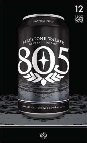 Firestone Walker 805® Original Blonde Ale Craft Beer Pack Perspective: left