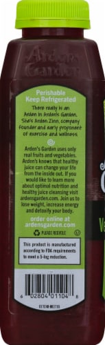 Ardens Garden™ Beet it Better Cole Pressed Vegetable Juice bottle Perspective: left