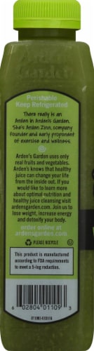 Arden's Garden pH Solution Vegetable Juice Perspective: left