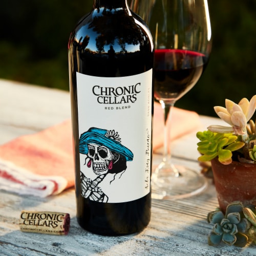 Chronic Cellars Sofa King Bueno California Red Wine Perspective: left