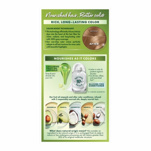 Garnier Nutrisse Nourishing Permanent Hair Color 93 Light Golden Blonde Perspective: left