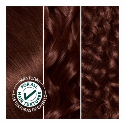 Garnier Nutrisse Nourishing 415 Soft Mahogany Drk Brown Raspberry Truffle Hair Color Creme Perspective: left
