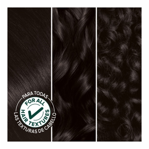 Garnier Nutrisse Nourishing Permanent Hair Color 20 Soft Black Perspective: left