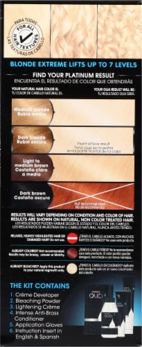 Garnier Olia B+++ Bleached Blonde Extreme Oil-Powered Bleach Hair Color Perspective: left