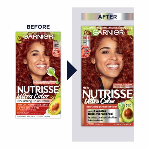 Garnier Nutrisse Ultra Color Nourishing Permanent Hair Color RC1 Terracotta Chili Perspective: left