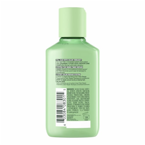 Garnier Fructis Hair Filler Color Repair Hair Serum for Colored & Bleached Hair Perspective: left