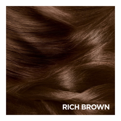 Garnier Color Sensation Color Retouch Hair Color Demi-Permanent for Root Regrowth Rich Brown Perspective: left