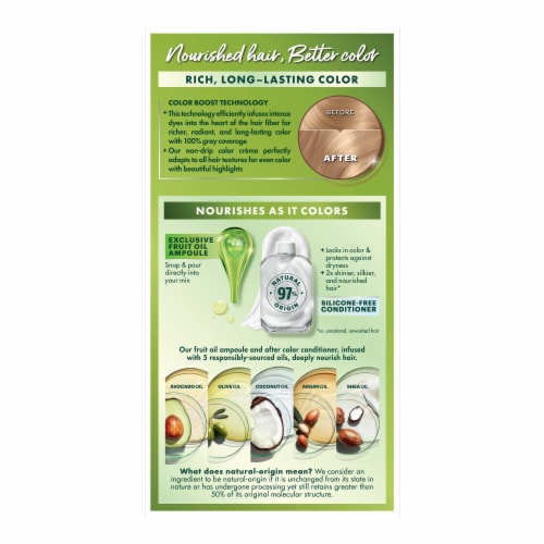 Garnier Nutrisse Nourishing Permanent Hair Color 90 Light Natural Blonde Perspective: left