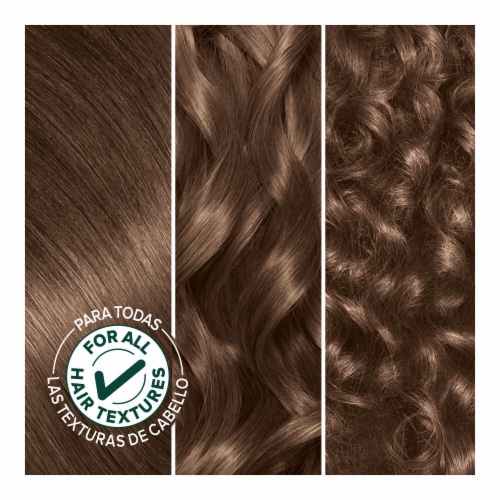 Garnier Nutrisse Nourishing 60 Light Natural Brown Acorn Hair Color Creme Perspective: left