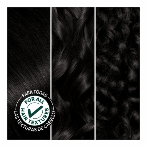 Garnier Nutrisse Nourishing 10 Black Licorice Hair Color Creme Perspective: left