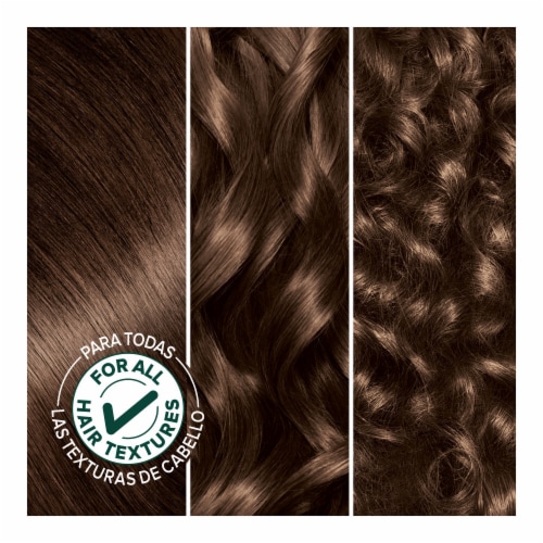 Garnier Nutrisse Nourishing 51 Medium Ash Brown Cool Tea Hair Color Creme Perspective: left