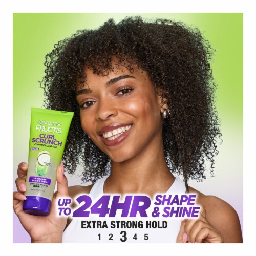 Garnier Fructis Curl Scrunch Controlling Gel Perspective: left